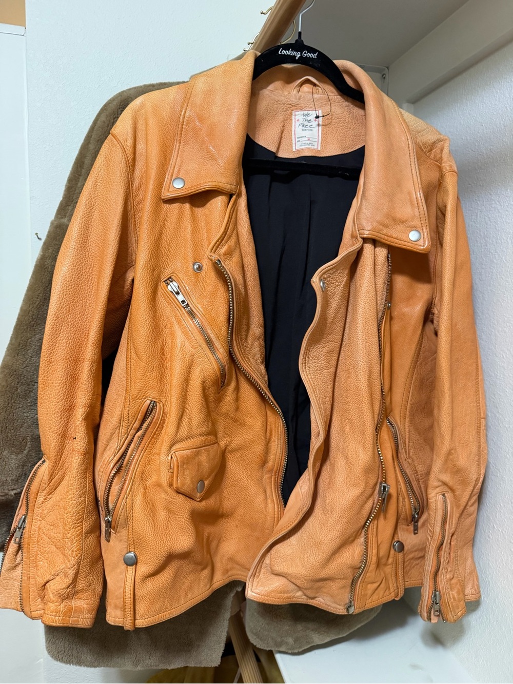 Free People M 100% Lamb Jacket